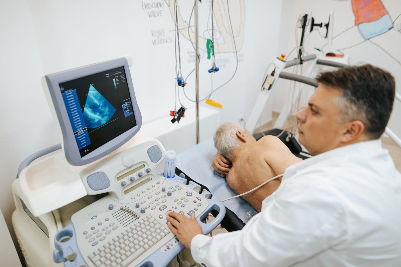 a DOCTOR doing ultrasound